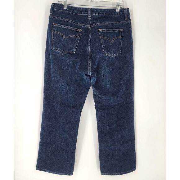 Halogen 100% Cotton Button Fly Straight Leg Jeans Women’s Size 14 - Picture 3 of 10